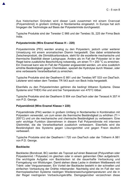 11. Fachtagung Elektroisoliersysteme 2004 - ELANTAS