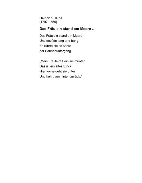 Heinrich Heine [1797-1856