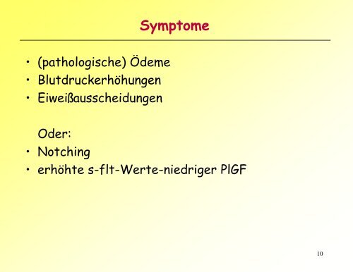 Prä-Eklampsie und HELLP-Syndrom - BFG