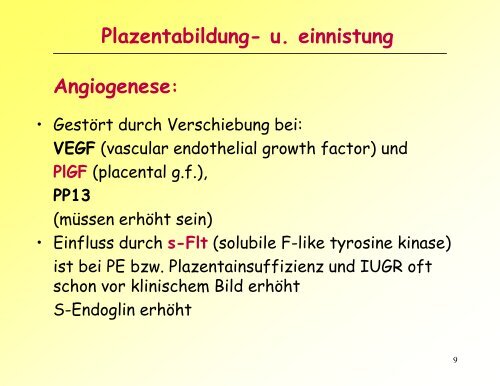 Prä-Eklampsie und HELLP-Syndrom - BFG