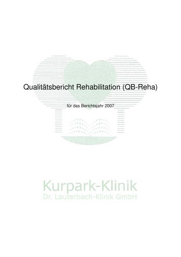 Qualitätsbericht Rehabilitation (QB-Reha) - Kurparkklinik Dr ...
