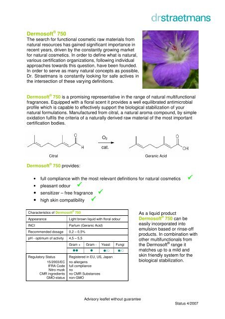 Natural Caring Cream - Dr. Straetmans