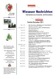 Dezember 2011 - Markt Wiesau