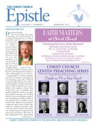 Faith Matters at Christ Church