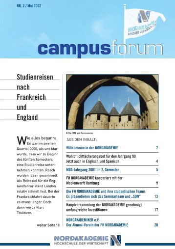 campusforum Nr.2 - Nordakademie