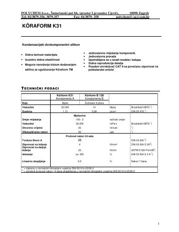 KÖRAFORM K31 - Polychem