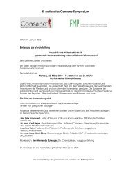 5. nationales Consano Symposium