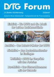 www.dstg-baden.de Bezirksverband Württemberg