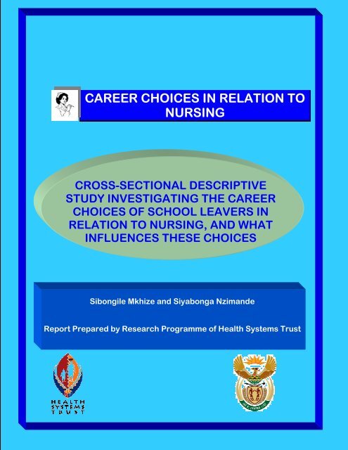 Career Choices in Relation to Nursing - Health Systems Trust