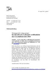 Medienmitteilung vom 28. April 2011 - Kernkraftwerk Leibstadt AG