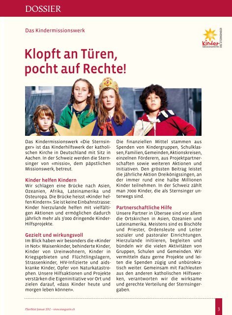 Pfarrblatt Schmitten - Pfarrei Schmitten