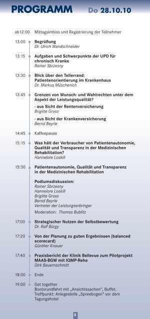 Programm - IQMG Institut für Qualitätsmanagement im ...