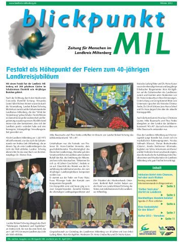 BlickpunktMIL - Winter 2012 - Landkreis Miltenberg