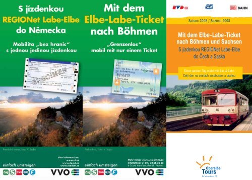 Mit dem Elbe-Labe-Ticket nach Böhmen und Sachsen - Euroregion ...