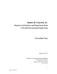 James H. Garrett, Jr. - Civil and Environmental Engineering ...