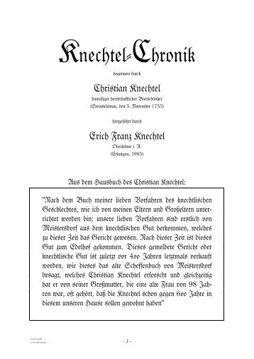 "Knechtel Chronik" im pdf-Format