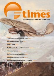 DAS MAGAZIN DER FTI GROUP