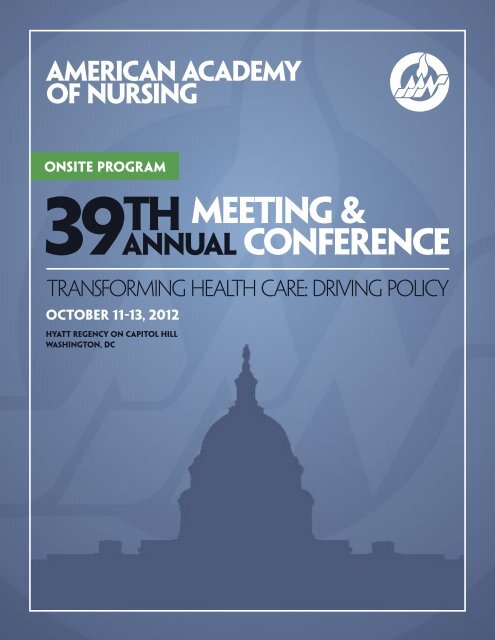 ONSITE PROGRAM - American Academy of Nursing
