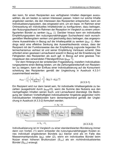 Individualisierung und mobile Dienste am Beispiel der Medienbranche