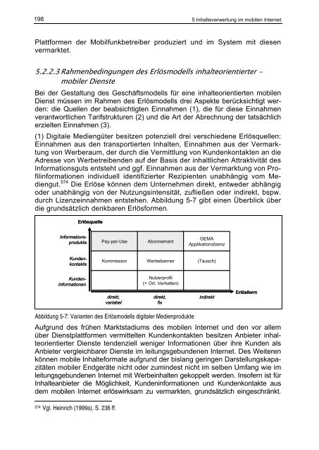 Individualisierung und mobile Dienste am Beispiel der Medienbranche