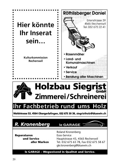 Dorfblatt Mai 2007