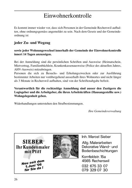 Dorfblatt Mai 2007