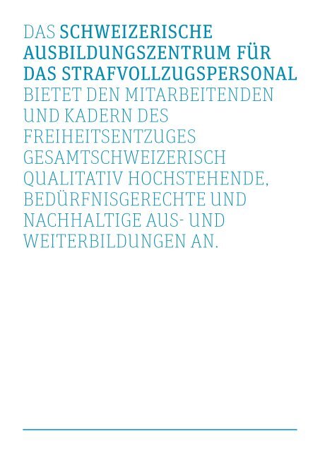 Jahresbericht 2011 - Schweizerisches Ausbildungszentrum für das ...