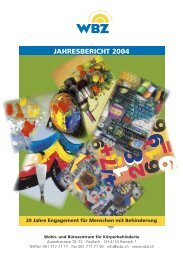 jahresbericht 2004 - Wohn- und Bürozentrum für Körperbehinderte