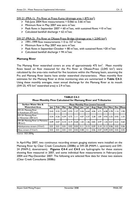 annexc - Newmont Mining Corporation