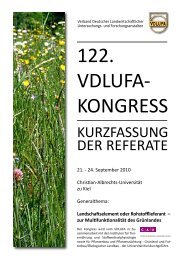 122. VDLUFA- KONGRESS