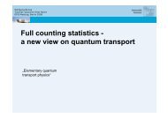 Full counting statistics - Theoretical Physics at University of ...