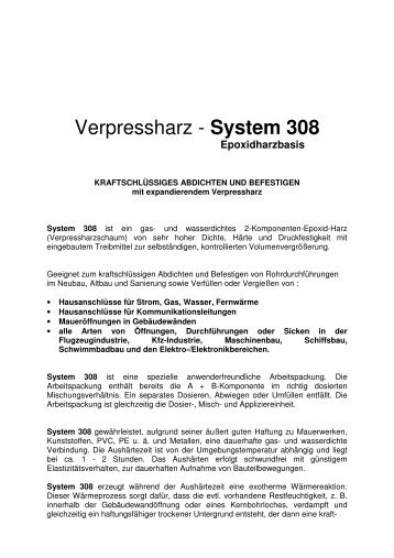 System 308 Epoxidharzbasis - Büttig GmbH