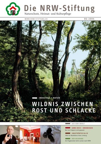 wildnis zwischen rost und schlacke - NRW-Stiftung