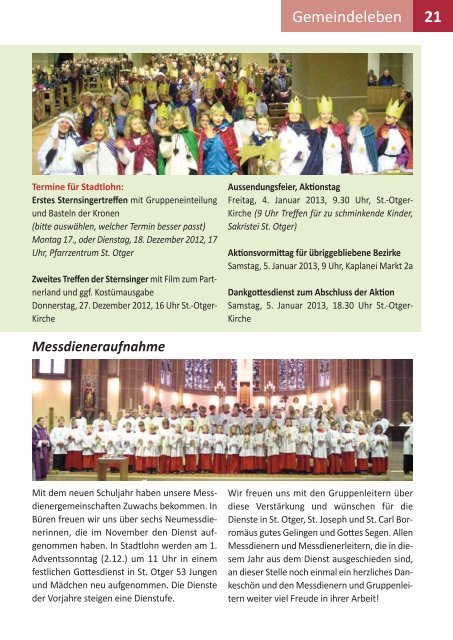 50 Jahre St.-Joseph-Kirche Taufbaum 2011-2012 - St. Otger