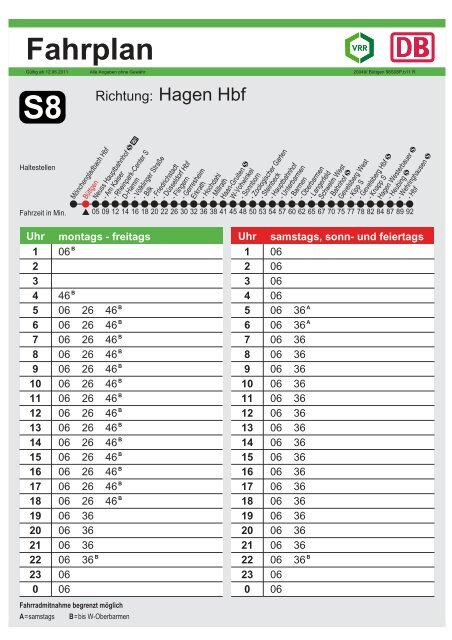 Fahrplan