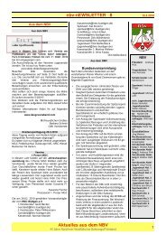 nEWSLETTER 08 vom 10.03.2010 - des Nordrhein-Westfälischen ...