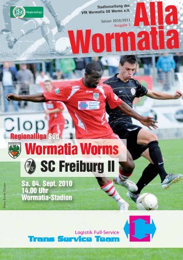 04.09.2010 SC Freiburg II - Wormatia Worms