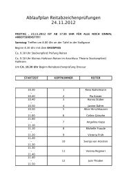 Ablaufplan Reitabzeichen 2012 2