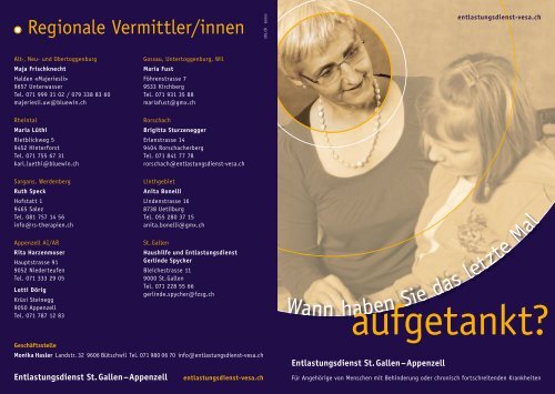 Flyer aufgetankt? - Entlastungsdienst-VESA