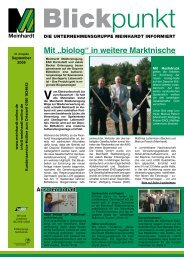 Mit „biolog“ in weitere Marktnische - Meinhardt