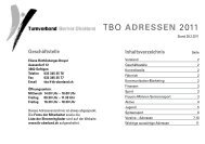 TBO ADRESSEN 2011 - Turnverband Berner Oberland