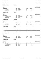 Rangliste 2007 - Leichtathletik-Vereinigung Thun