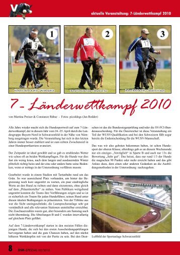 7 - Länderwettkampf 2010 in Schwarzen - DSH-Spezial