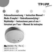 McSMOKE 9V, 9V-C Gebrauchsanweisung ... - Dr. Vogt GmbH