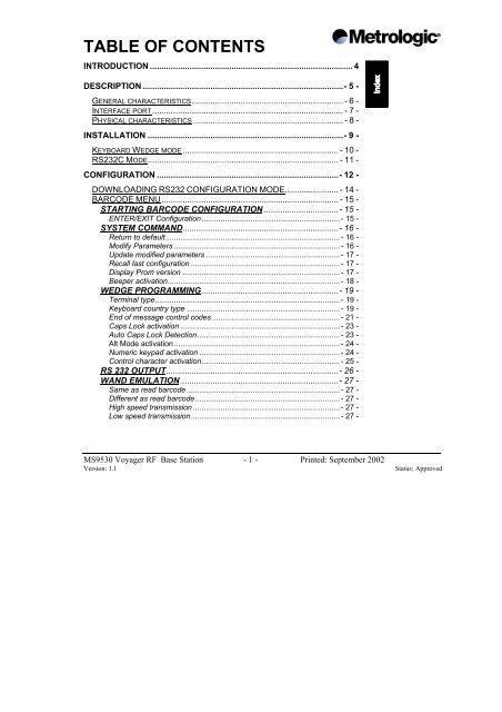 The Multi Interface Controller (M.I.C.) is an on-line ... - VVV System sro