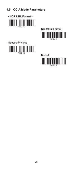 CCD-BARCODE SCANNER Programming Manual - Dr. Vogt GmbH