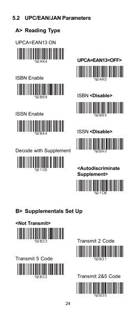 CCD-BARCODE SCANNER Programming Manual - Dr. Vogt GmbH