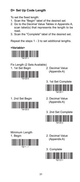 CCD-BARCODE SCANNER Programming Manual - Dr. Vogt GmbH