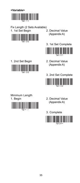 CCD-BARCODE SCANNER Programming Manual - Dr. Vogt GmbH