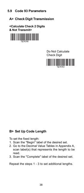 CCD-BARCODE SCANNER Programming Manual - Dr. Vogt GmbH